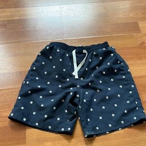 Petit bateau navy blue swim shorts 128cm